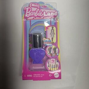 Barbie Land Color Change Mini 1.5" Doll Mystery NAIL POLISH Loose 2024